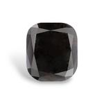 3.98 Carat Natural Black Cushion Diamond GIA