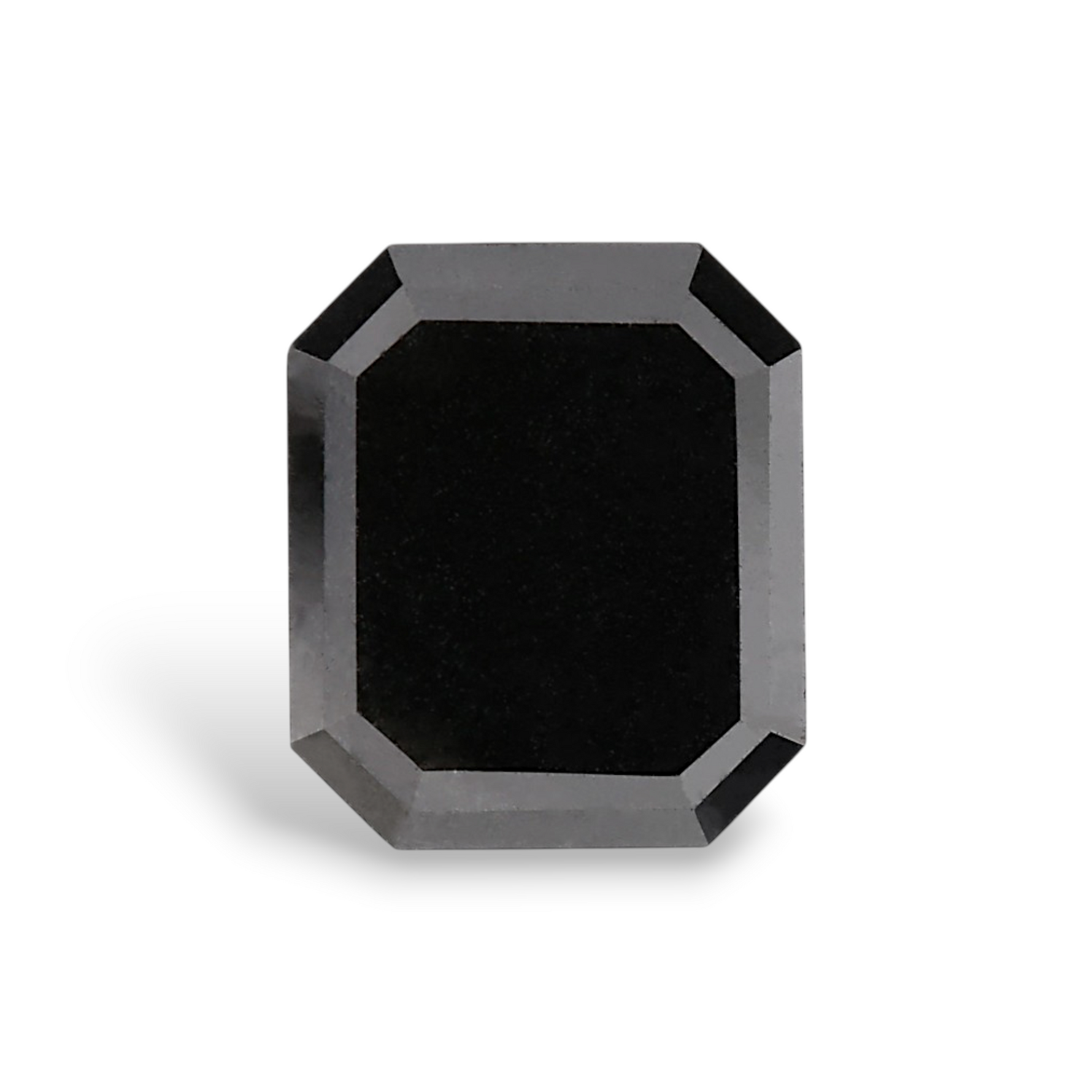 2.92 Carat Natural Black Emerald Diamond GIA