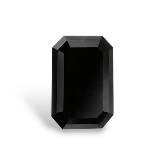 1.32 Carat Natural Black Emerald Diamond GIA