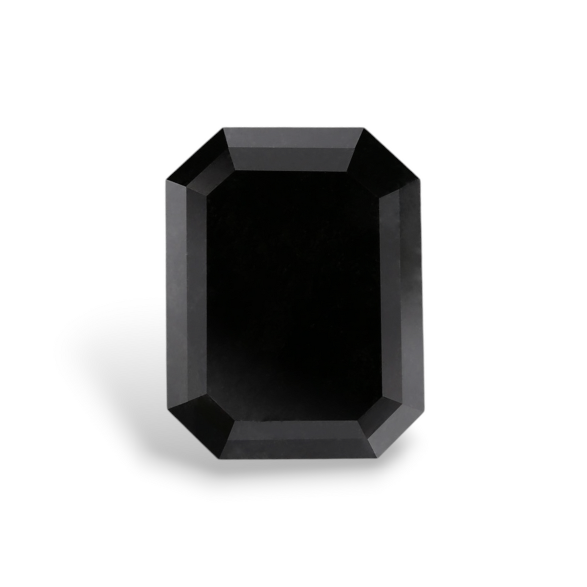 2.54 Carat Natural Black Emerald Diamond GIA