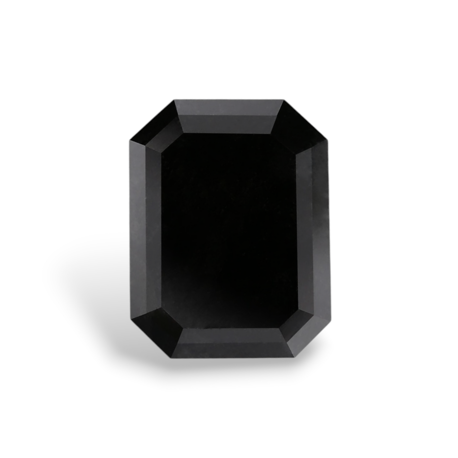 2.54 Carat Natural Black Emerald Diamond GIA