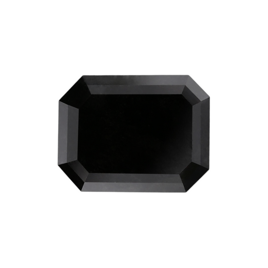 2.54 Carat Natural Black Emerald Diamond GIA