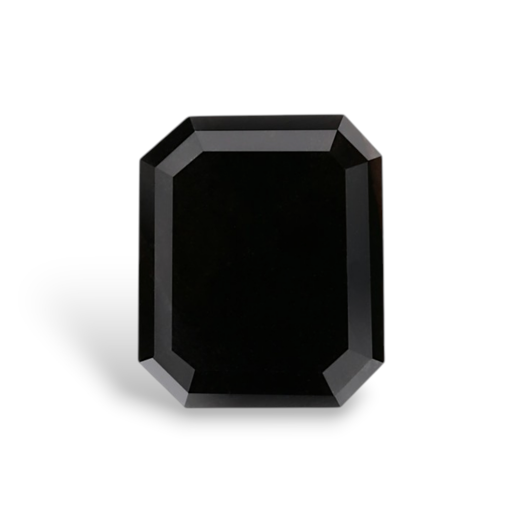 2.26 Carat Natural Black Emerald Diamond GIA