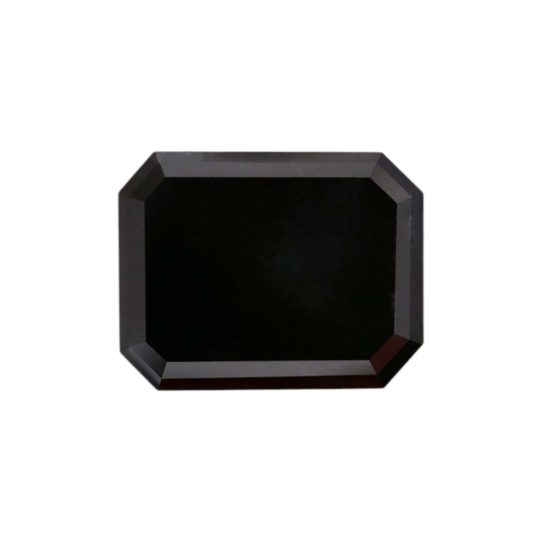 2.12 Carat Natural Black Emerald Diamond GIA