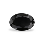 2.01 Carat Natural Black Oval Diamond GIA