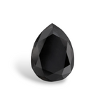 1.33 Carat Natural Black Pear Diamond GIA