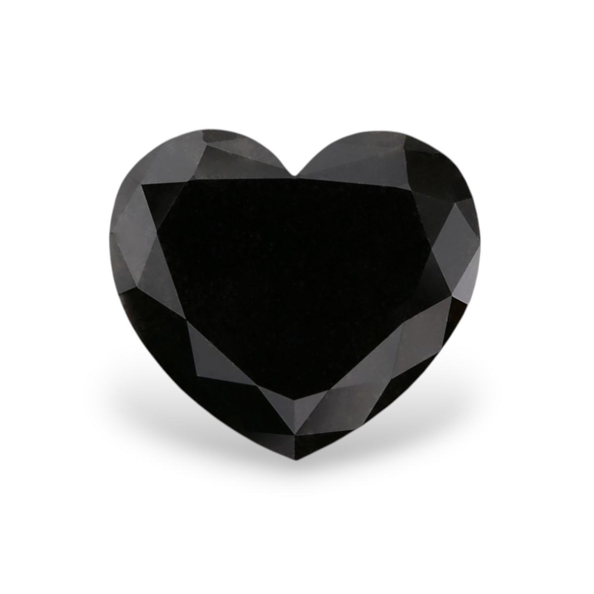 1.89 Carat Natural Black Heart Diamond GIA