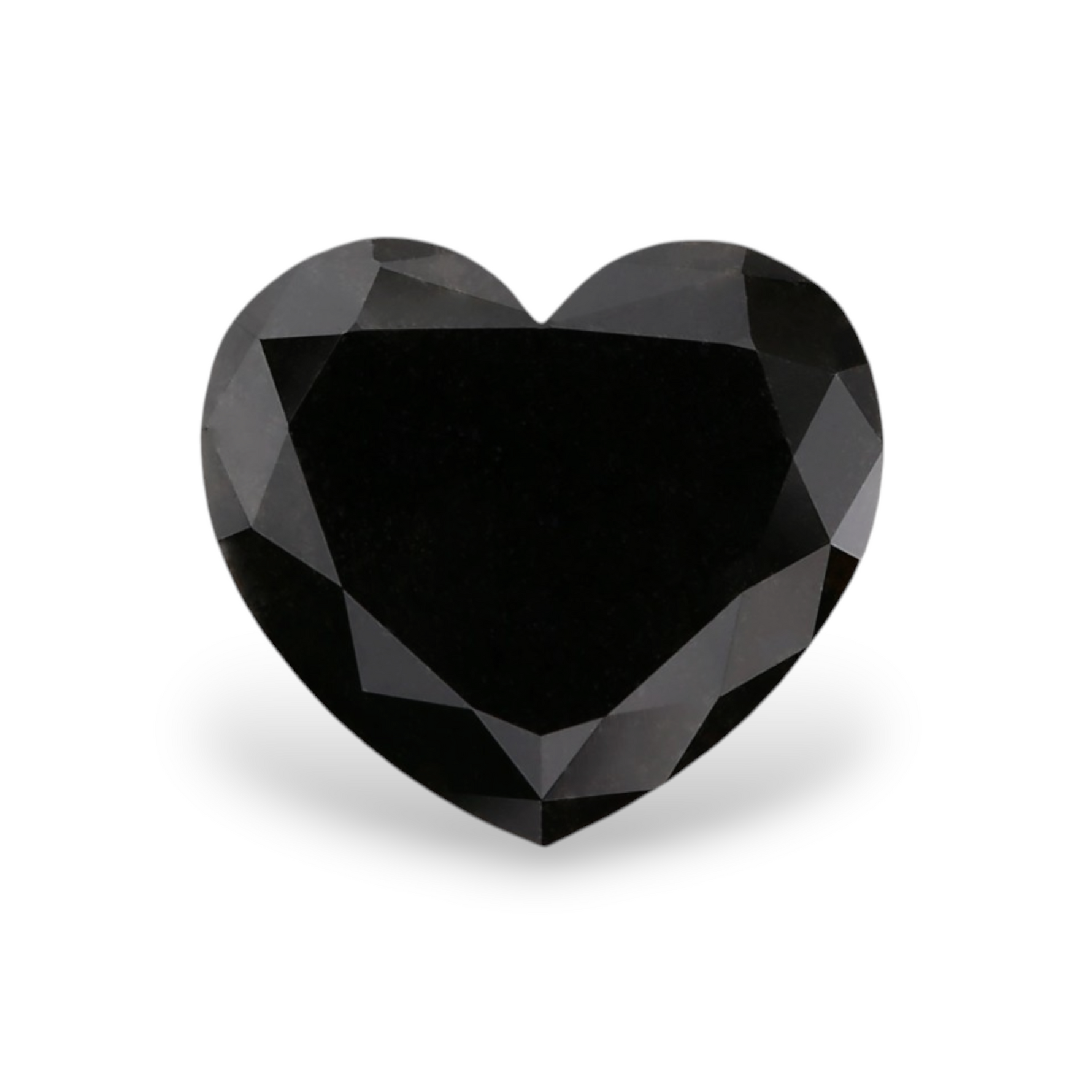 1.89 Carat Natural Black Heart Diamond GIA