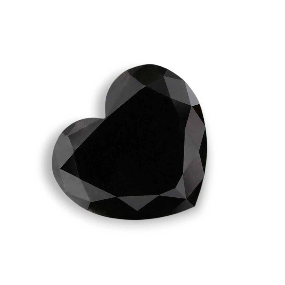1.89 Carat Natural Black Heart Diamond GIA