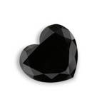 1.89 Carat Natural Black Heart Diamond GIA