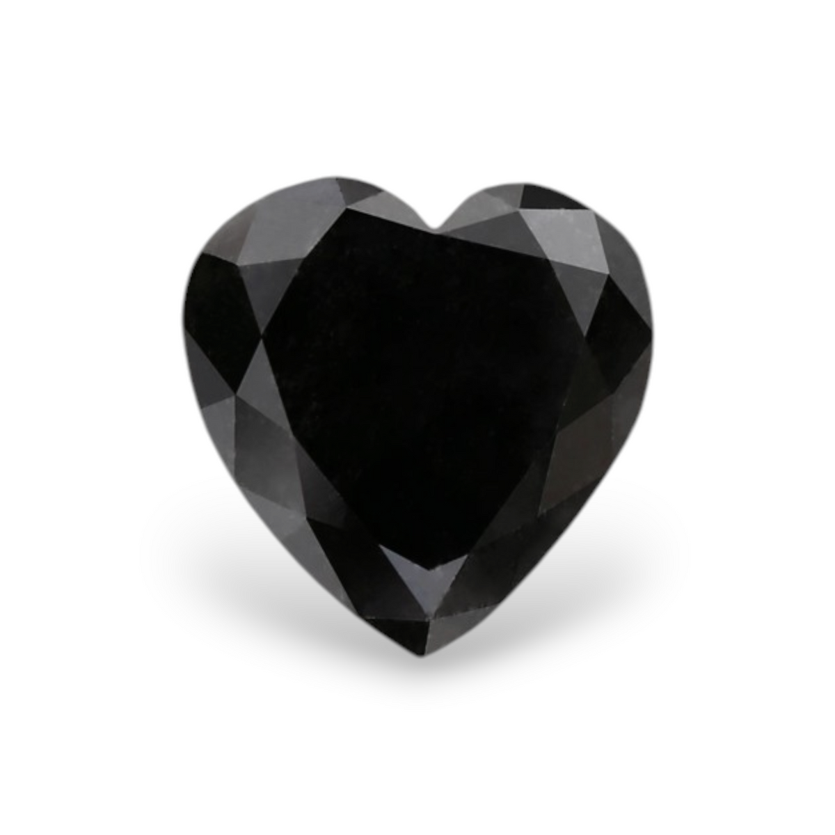 1.3 Carat Natural Black Heart Diamond GIA