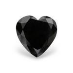 1.3 Carat Natural Black Heart Diamond GIA