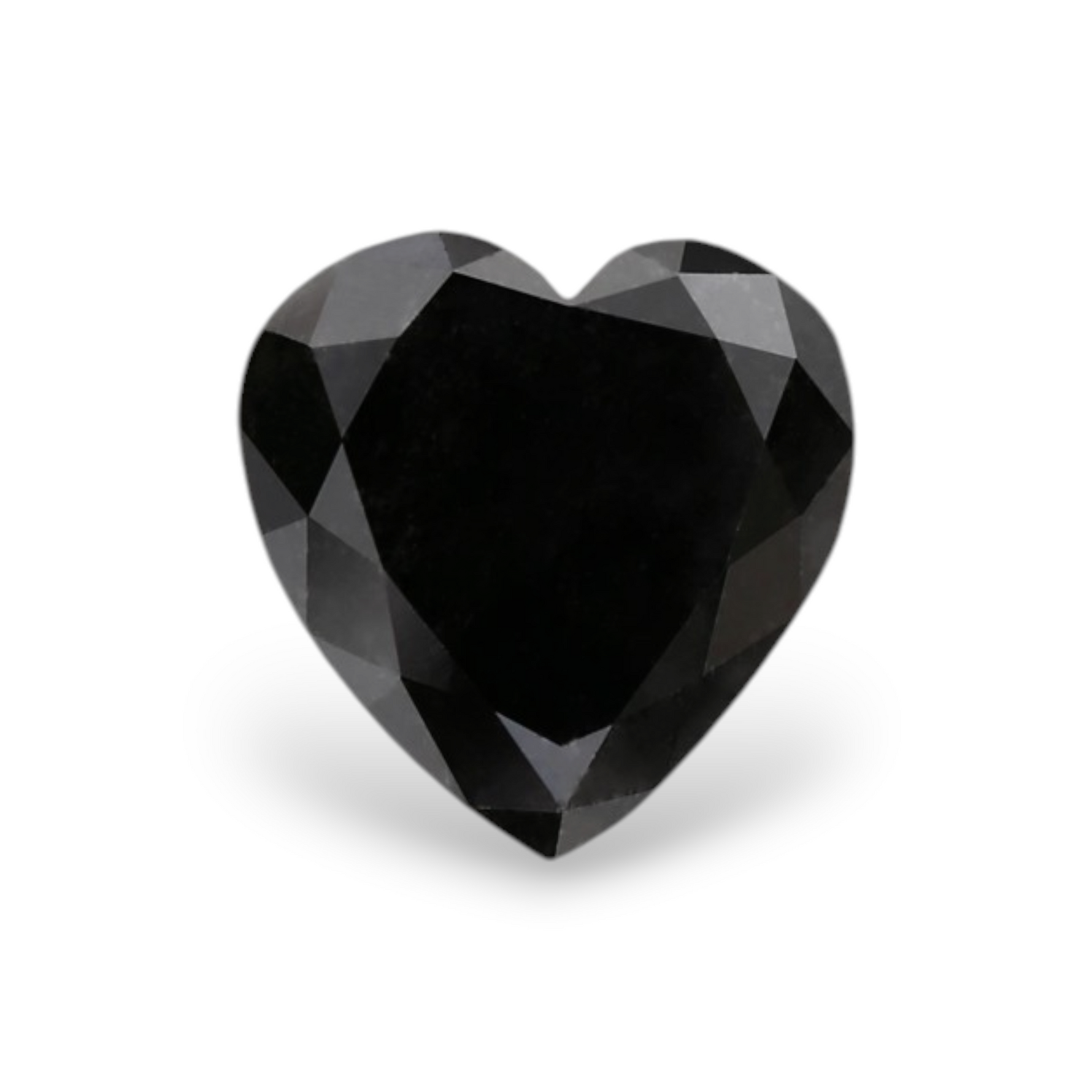 1.3 Carat Natural Black Heart Diamond GIA