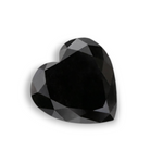 1.3 Carat Natural Black Heart Diamond GIA