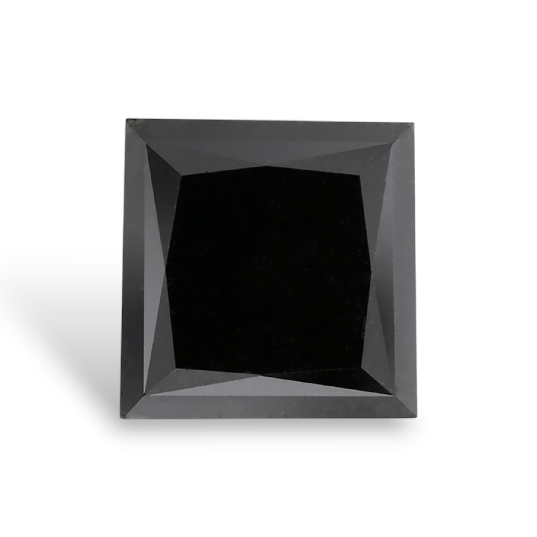 1.21 Carat Natural Black Princess Diamond GIA