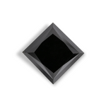 1.21 Carat Natural Black Princess Diamond GIA