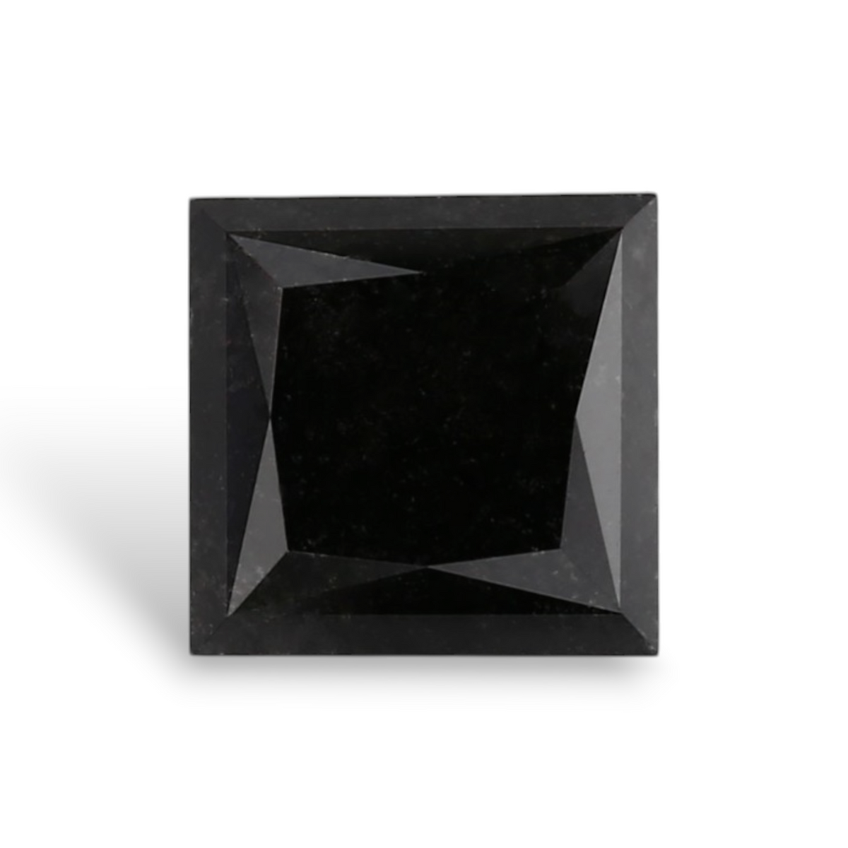 1.27 Carat Natural Black Princess Diamond GIA