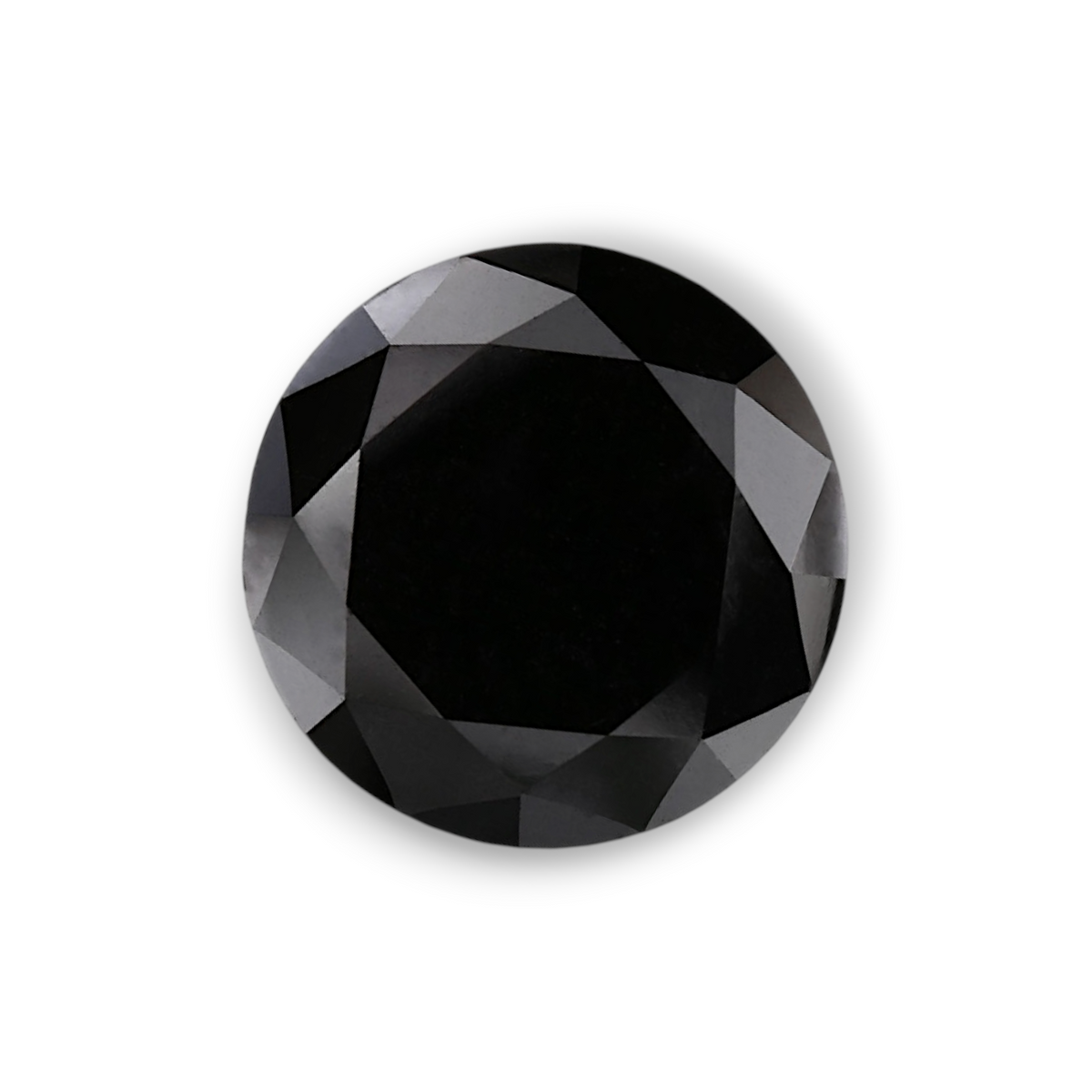 10.03 Carat Natural Black Round Diamond GIA