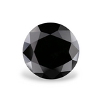 18.11 Carat Natural Black Round Diamond GIA