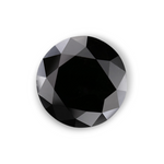 18.11 Carat Natural Black Round Diamond GIA