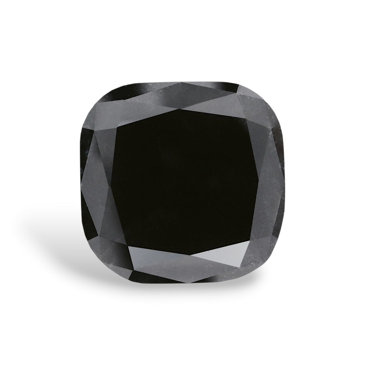 25.1 Carat Natural Black Cushion Diamond GIA