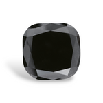 25.1 Carat Natural Black Cushion Diamond GIA