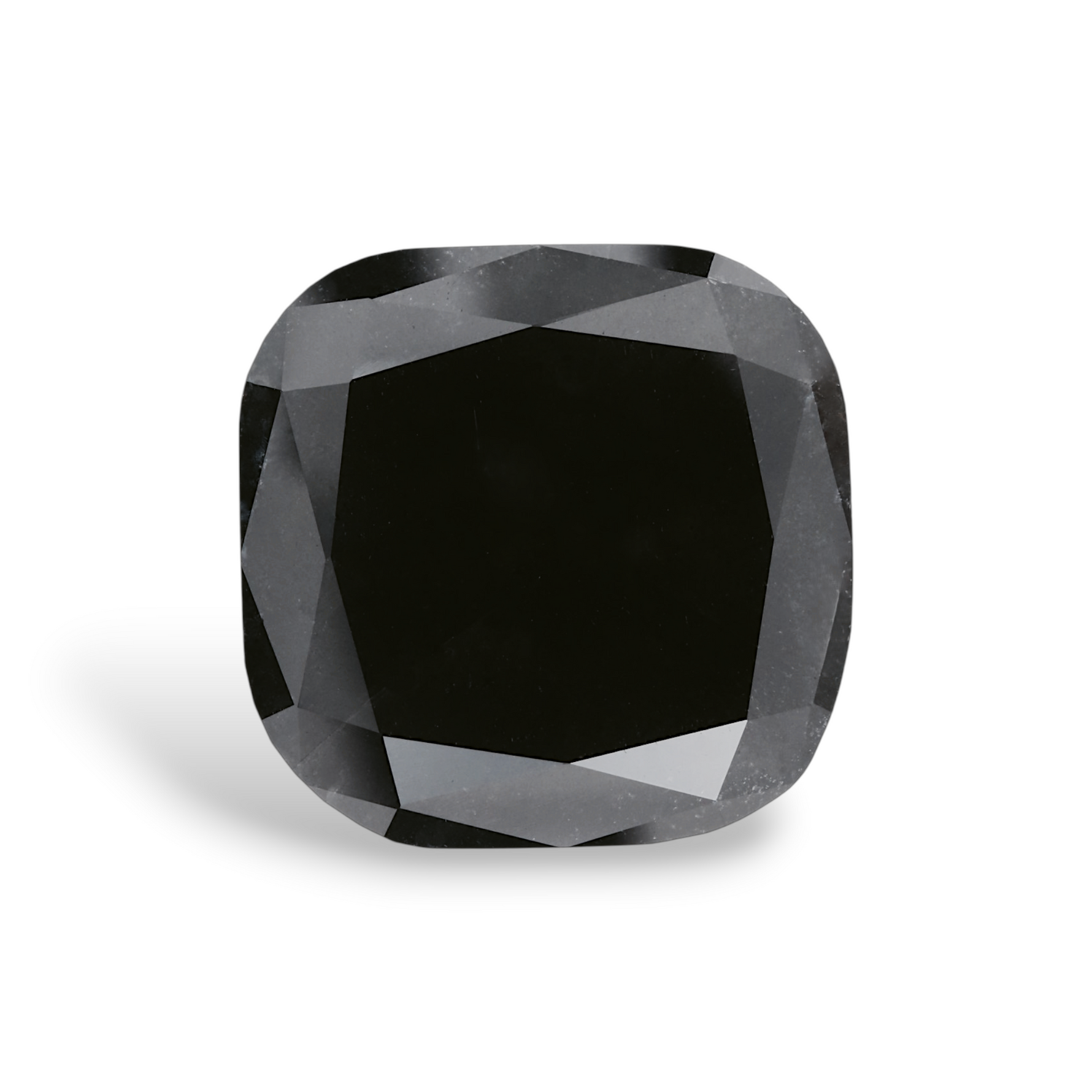 25.1 Carat Natural Black Cushion Diamond GIA