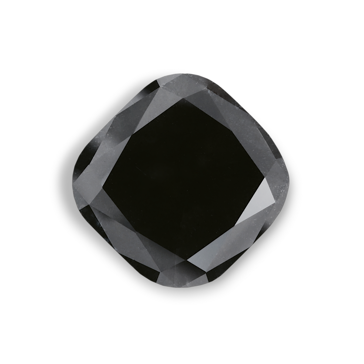 25.1 Carat Natural Black Cushion Diamond GIA