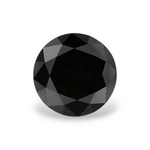 1.04 Carat Natural Black Round Diamond GIA