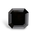 2.1 Carat Natural Black Sq emerald Diamond GIA