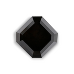 2.1 Carat Natural Black Sq emerald Diamond GIA