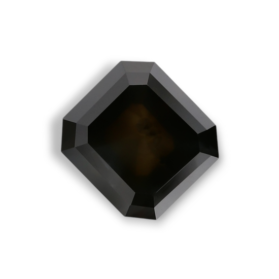 1.2 Carat Natural Black Emerald Diamond GIA