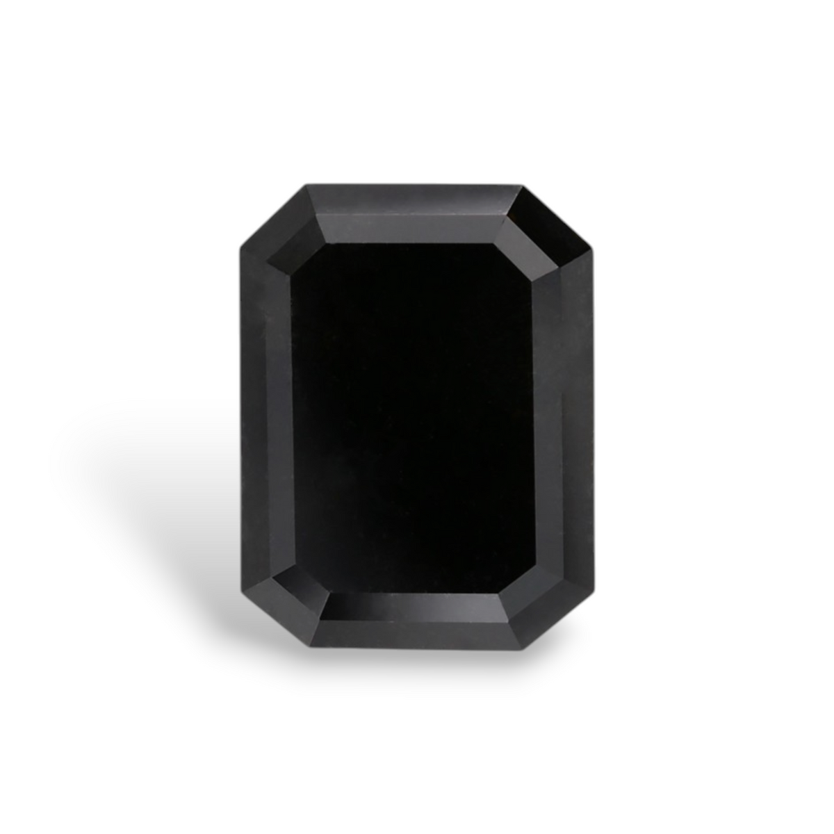 2.37 Carat Natural Black Emerald Diamond GIA