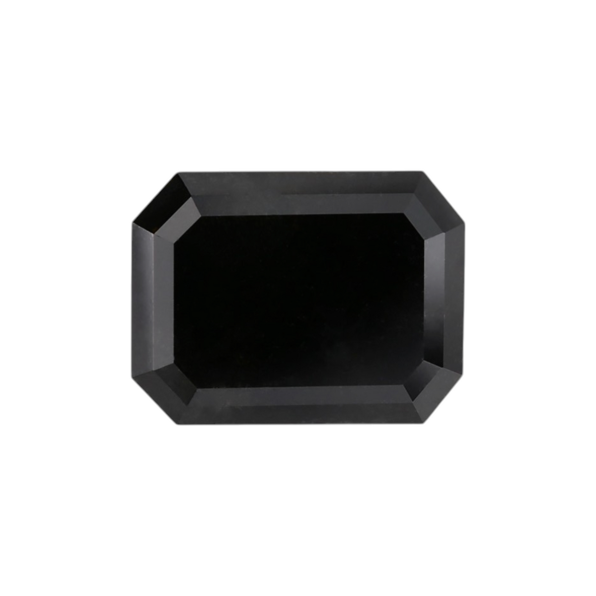 2.37 Carat Natural Black Emerald Diamond GIA