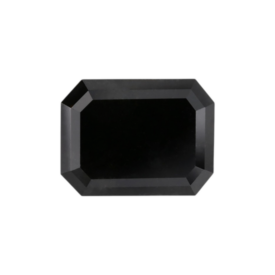 2.37 Carat Natural Black Emerald Diamond GIA