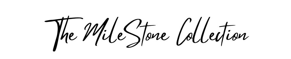 Logo of The MileStone Collection with a white background
