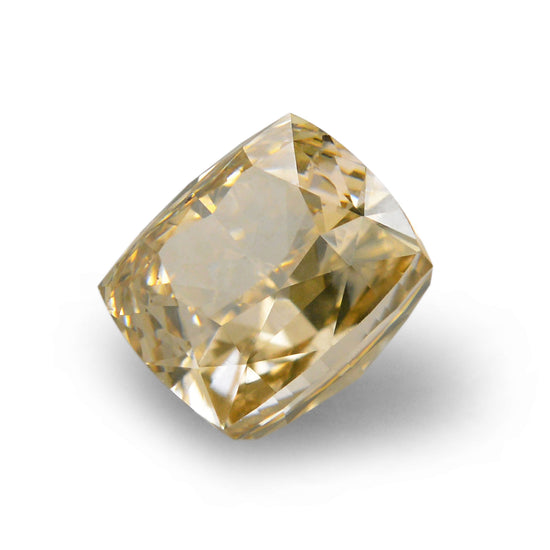 0.85 Carat Fancy Brown Yellow Cushion Diamond VS2 GIA