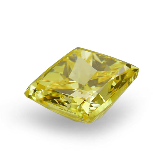 0.50 Carat Fancy Vivid Yellow Cushion Diamond SI1 GIA