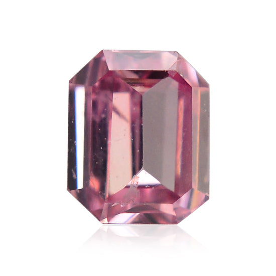 0.08 Carat Fancy Intense Purplish Pink Emerald Diamond (I1) GIA