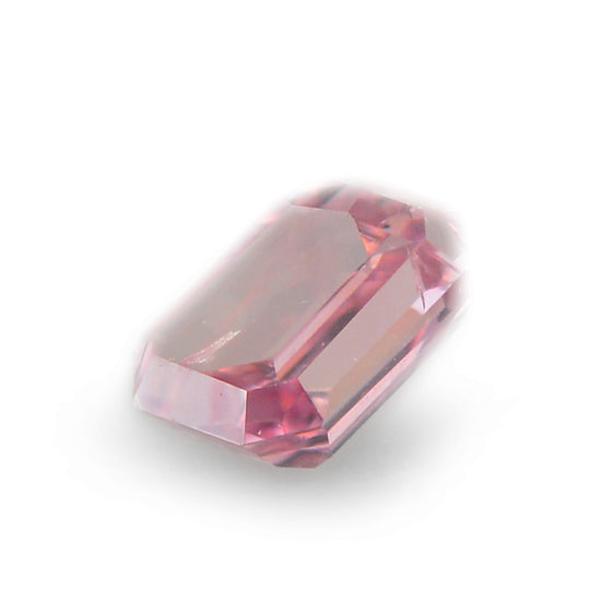 0.08 Carat Fancy Intense Purplish Pink Emerald Diamond (I1) GIA