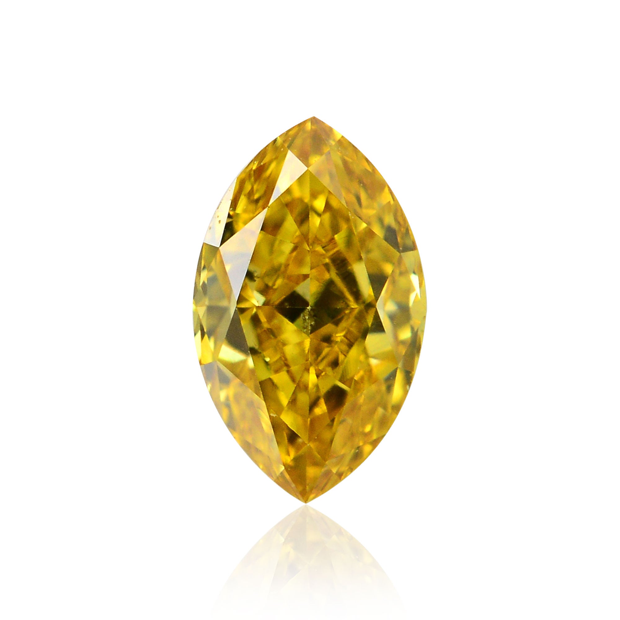 にっしーFancy Vivid Orange Yellow Si2 0.22 Carat Fancy Vivid Orange Yellow Marquise Diamond (SI2) GIA