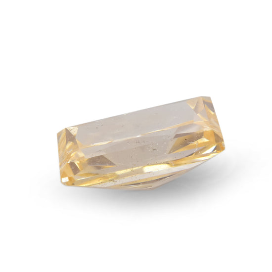 0.43 Carat Fancy Yellowish Orange Princess Diamond (I1) GIA