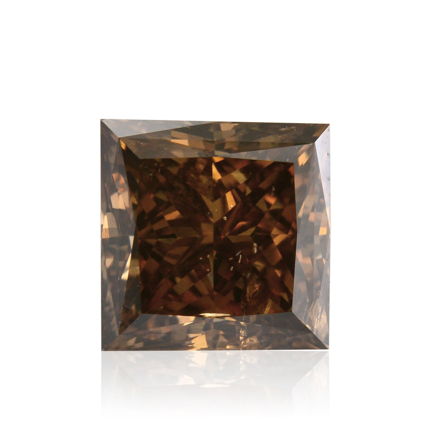 1.45 Carat Fancy Brown Princess Diamond SI2 IGI