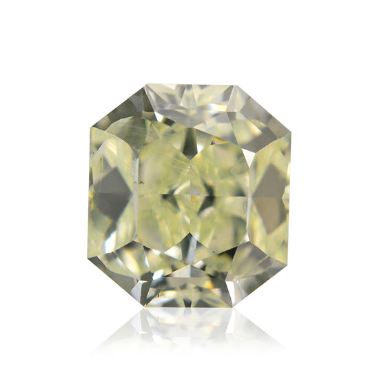 0,53 Karat Hell Grün Gelb Radiant Diamant SI1 GIA
