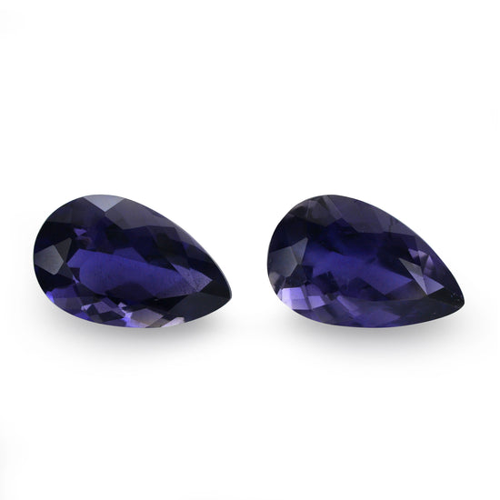 5.82 Carat violet Pear Iolite