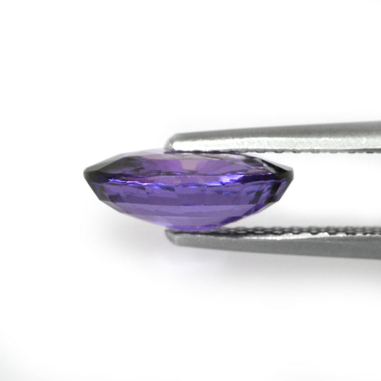 3.07 Carat Purple Oval Sapphire GIC