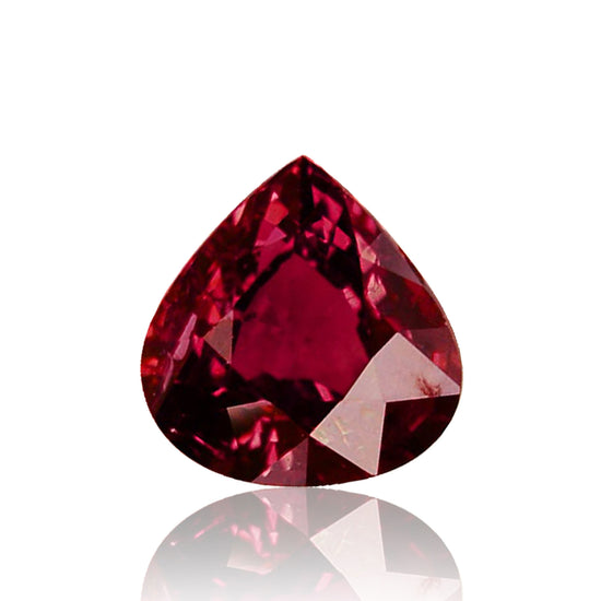 1.70 Carat Red MOZAMBIQUE Pear Ruby CD