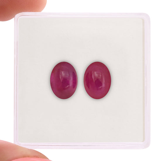 3.45 Carat Red Oval Ruby