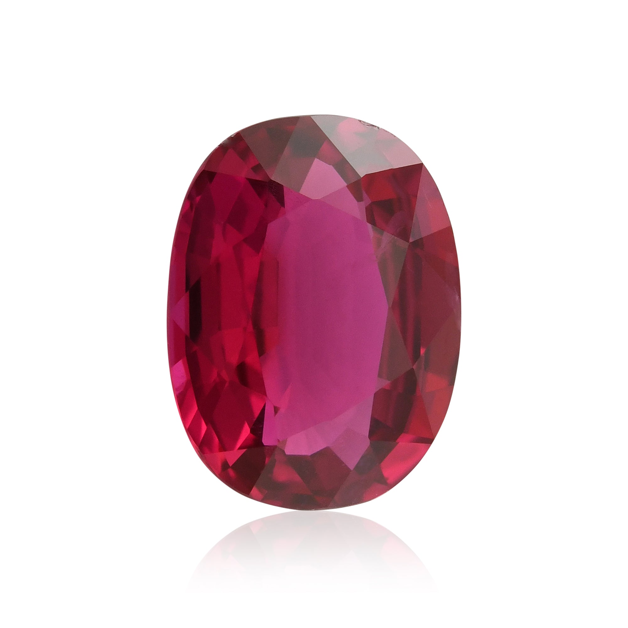 2.06 Carat Red MOZAMBICAN Oval Ruby GRS | LEIBISH