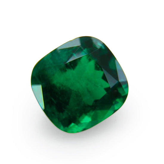 1.66 Carat Green COLOMBIAN Cushion Emerald CD